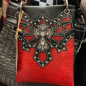 Red Hot 🔥🔥 Western bling crossbody